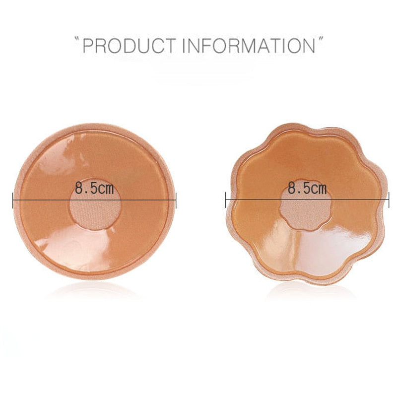 CDJLFH Sexy Women Adhesive Push Up Nipple Cover Pads Breast Lift